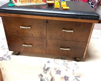 MCM ottoman chest 