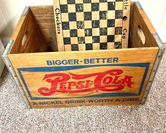 Pepsi Cola checkers game 