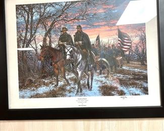 John Paul Strain March At Dawn signed print 