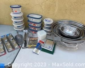 wsteel bowls kitchen utensils and more711 t