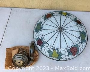 wvintage glass ceiling light fixture731 t