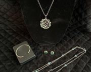w2 necklaces 1 bracelet and earrings4331 t