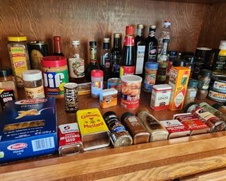 Lots of Seasonings and Food Stuffs