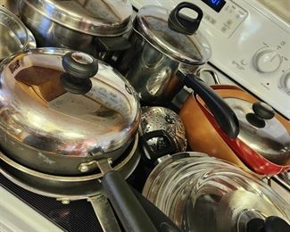 Revere Ware and other Pots and Pans 