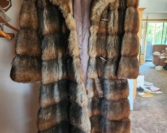 Vintage Long Fur Coat by Hillmoor