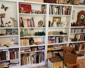 Some of the many books throughout the house. 