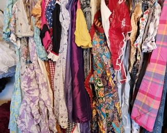 A closet full of Men and Women's Square Dance Outfits! 