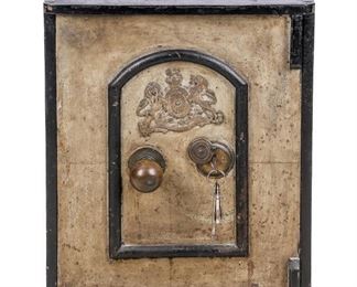 Lot 362 - Antique 1870’s Fire Resisting Safe Strong Box