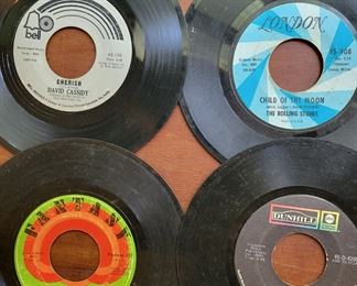 45s - Shaun Cassidy , CCR, Rolling Stones