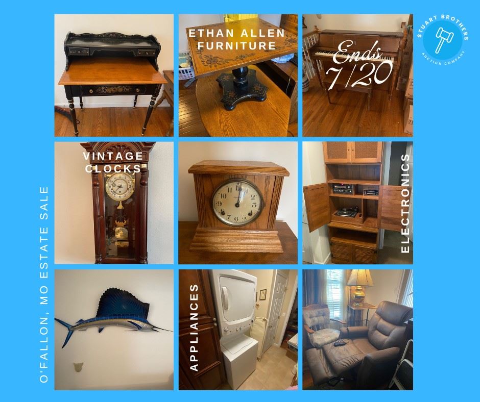 O'Fallon Estate Auction in O Fallon, MO starts on 7/12/2023