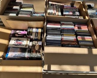 Boxes and boxes of books