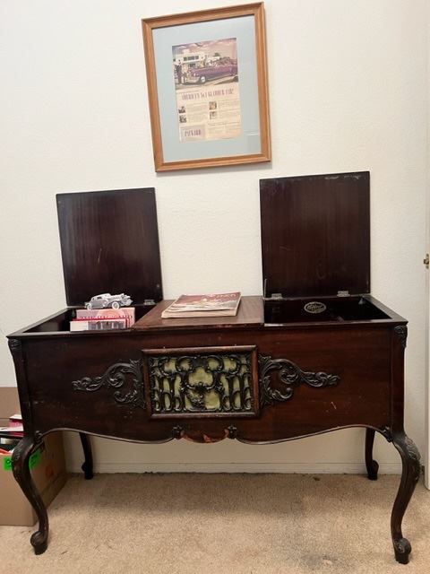 Cabinet (used to hold a record player