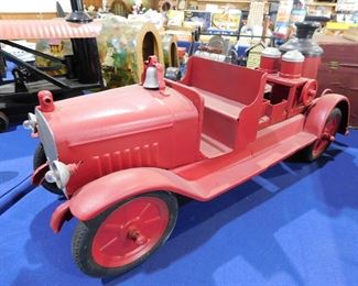 Vintage Buddy L Fire Truck