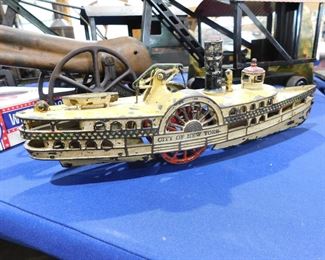 Wilkins Cast Iron New York Paddle Wheel