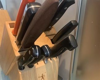 Assortment of J.A. Henckels Knives