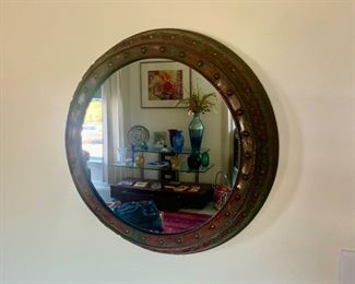 Nautical Style Round Mirror