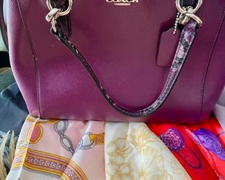 Coach Purple Crossbody Purse