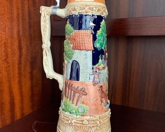 Ceramic German Beer Stein