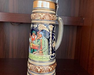 Ceramic German Beer Stein