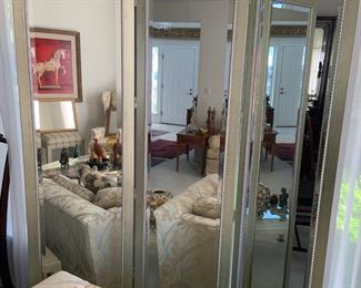 Tri-Fold Full Length Mirror