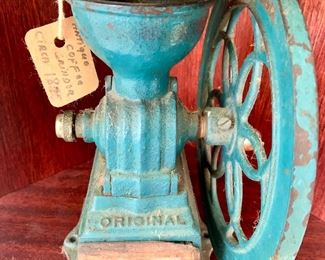 Turquoise "Original" Coffee Grinder - Made in Spain