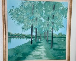 Treelined Promenade Oil Painting by Stephen Kaye