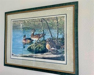 Duck Painting Print - Ladies Choice by Al Agnew