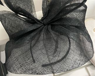 Black Women's Fashion Hat with Bow