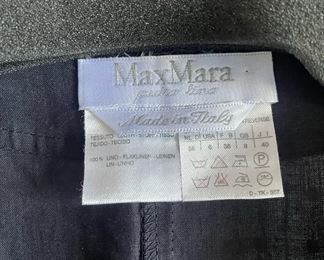 Max Mara Blue Linen Dress