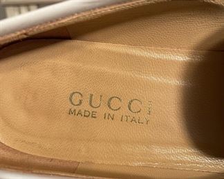 Gucci White Loafers