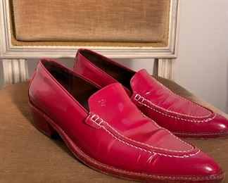 Donald J Pliner Red Loafers