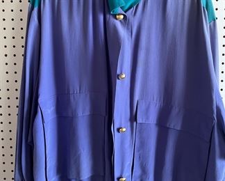 Adam Douglass 100% Silk Jacket