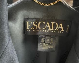 Escada Black Dress Jacket
