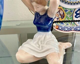 Royal Copenhagen Girl Dressing Her Hair Figurine - 4648