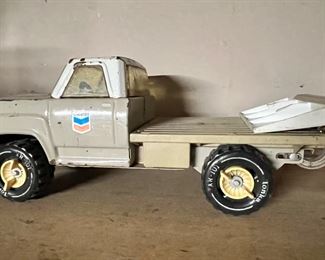 1982 Tonka Chevron Stake Delivery Truck 