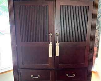 Dark Mahogany Armoire
