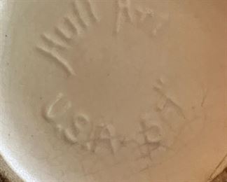 Hull Art Floral Pottery Pitcher