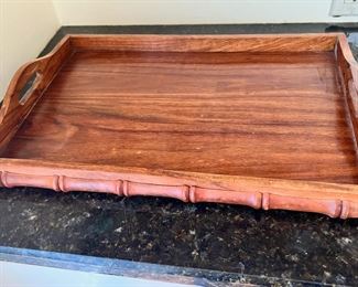 Foreside Wooden Tray - Made in India