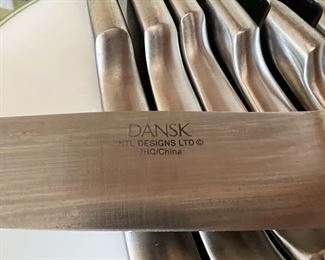 8 Dansk Stainless Steel Kitchen Knives