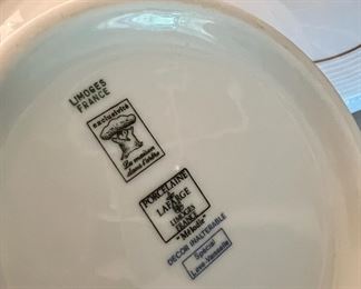 Porcelaine Lafarge Limoges - Serving Platter, Covered Serving Dish