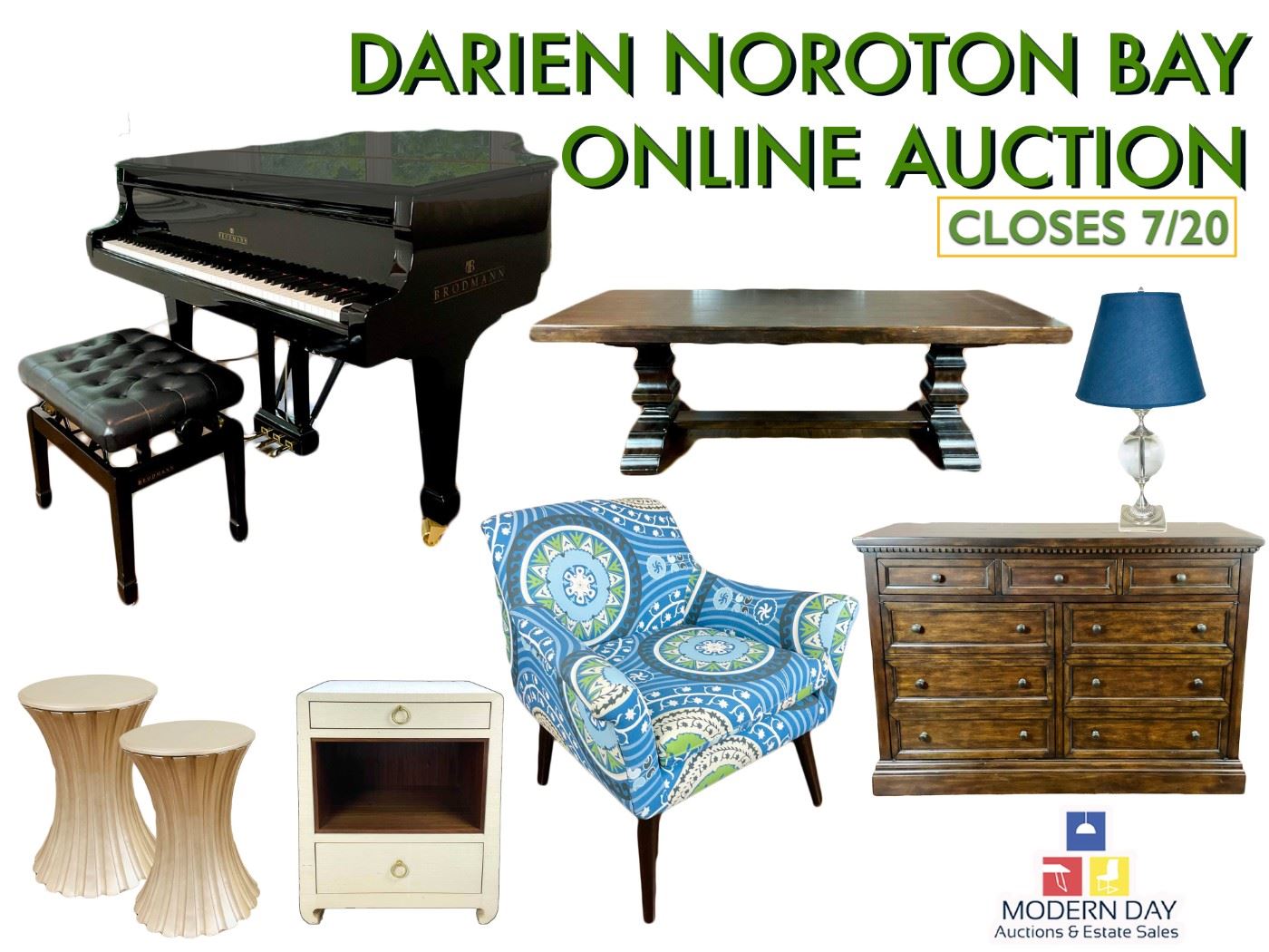 Darien Noroton Bay Online Auction starts on 7/10/2023
