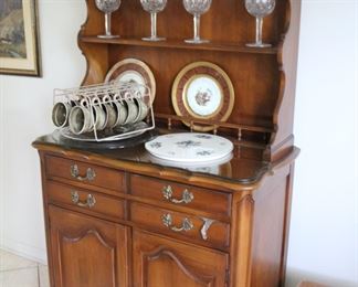 "White Company" French Provincial china cabinet / cupboard