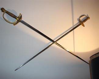 Two decorative swords