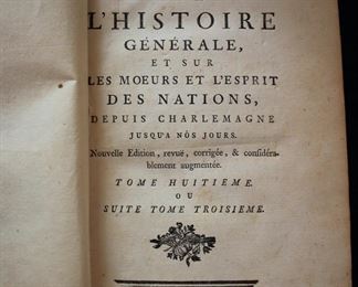 French antique book 1763
