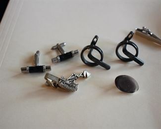 Small lot cufflinks / tie clips