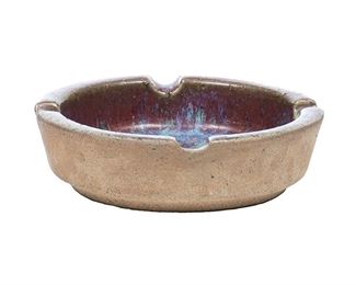 Harding Black ashtray