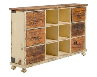 Rustic Painted Sideboard