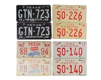 Texas License Plates