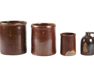 Texas Pottery Examples, Attributed to St. Hedwig