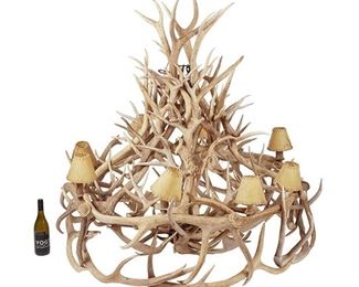 Large Antler Chandelier